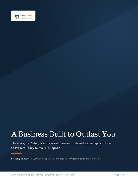 Cover of A Business Built to Outlast You: The 4 Ways to Safely Transition Your Business to New Leadership, and How to Prepare Today to Make It Happen